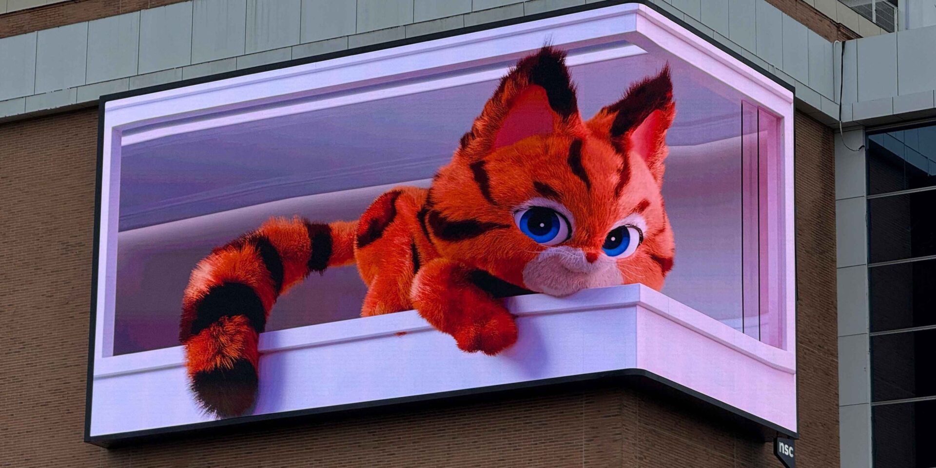 5 ideias para usar o painel 3D gigante NSC View na mídia externa